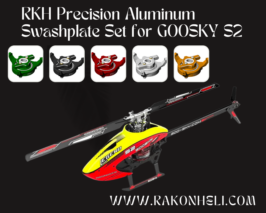 RKH Precision Aluminum Swashplate Set for GOOSKY S2