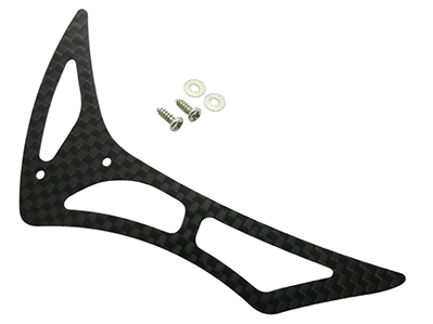 Rakonheli CNC 3K Pure Carbon Fiber Tail Fin Set - Blade 200 S, 230 S/V2, 250 CFX