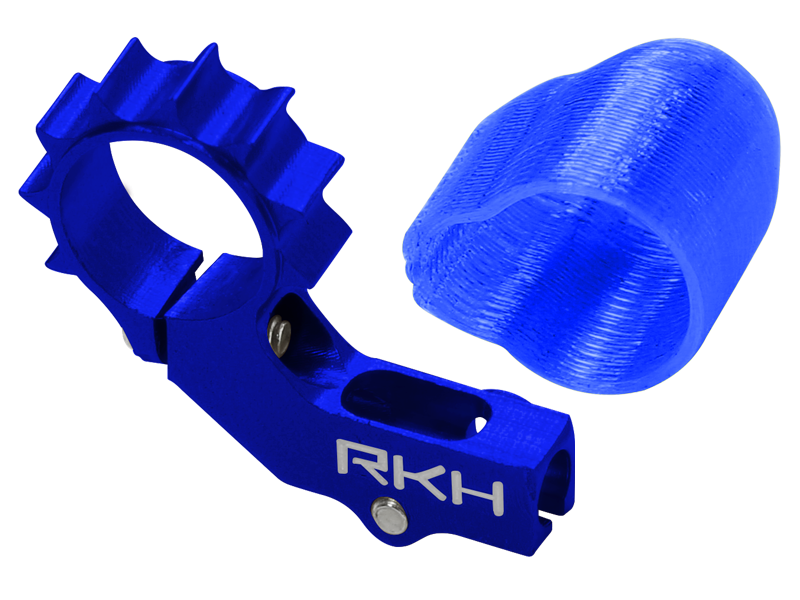 Rakonheli CNC AL 6mm Tail Motor Mount Set (for 2mm Tail Boom) - Blade mSR X/S, mCP X/V2/S, Nano CPX/CPS/S2/S3