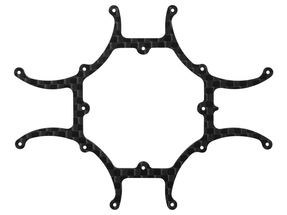 Rakonheli CNC 3K Pure Carbon Fiber Main Frame (1.0mm)