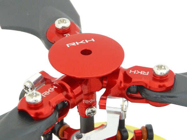 CNC 3 Blades Main Rotor Hub w/Head Stopper Set (Red) - Blade mCPXBL