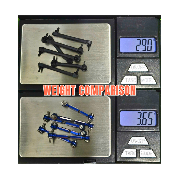 RKH CNC Adjustable Aluminum Links Set for Losi Micro-B, Micro-T