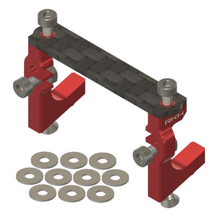 RKH Precision Pro Set – Universal CNC Aluminum & Carbon Fiber Servo Mount for Losi Micro-B, Micro-T