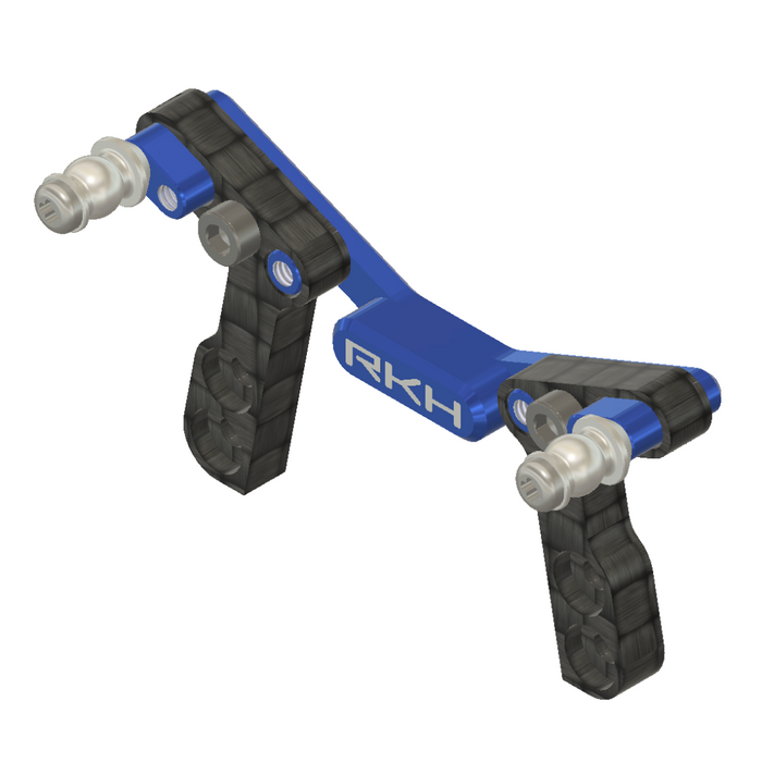 RKH CNC Aluminum w/Carbon Fiber Front Shock Tower for Losi Micro-B, Micro-T