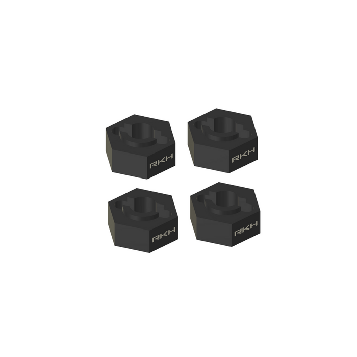 RKH Aluminum Wheel Hexes Set for Losi Micro-B, Micro-T