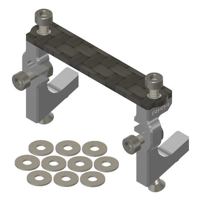 RKH Precision Pro Set – Universal CNC Aluminum & Carbon Fiber Servo Mount for Losi Micro-B, Micro-T