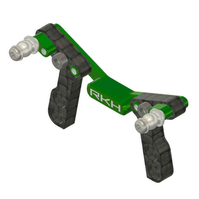 RKH CNC Aluminum w/Carbon Fiber Front Shock Tower for Losi Micro-B, Micro-T