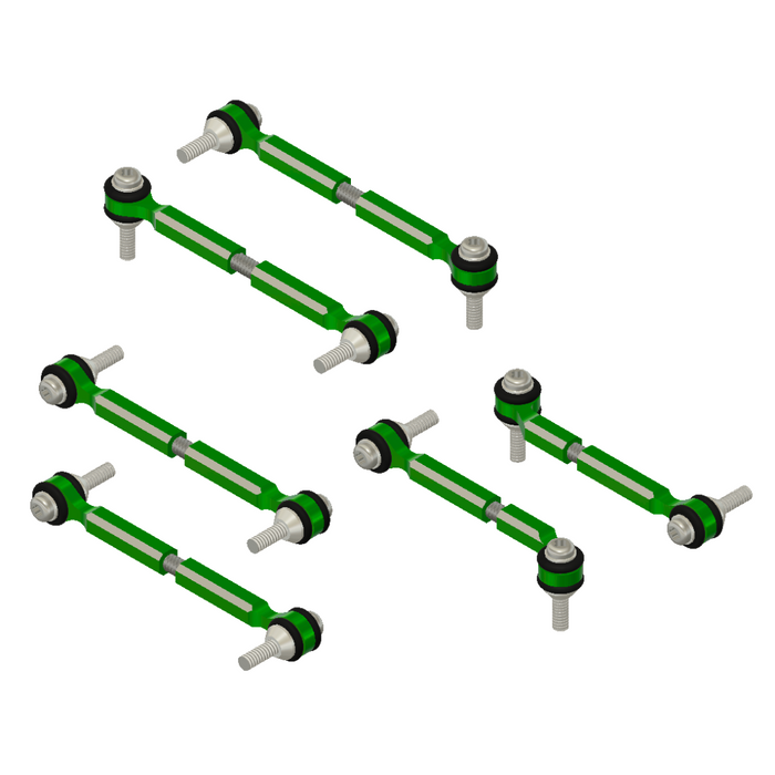 RKH CNC Adjustable Aluminum Links Set for Losi Micro-B, Micro-T