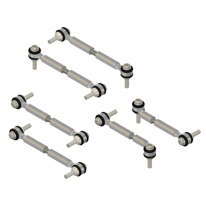 RKH CNC Adjustable Aluminum Links Set for Losi Micro-B, Micro-T