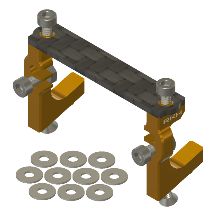 RKH Precision Pro Set – Universal CNC Aluminum & Carbon Fiber Servo Mount for Losi Micro-B, Micro-T