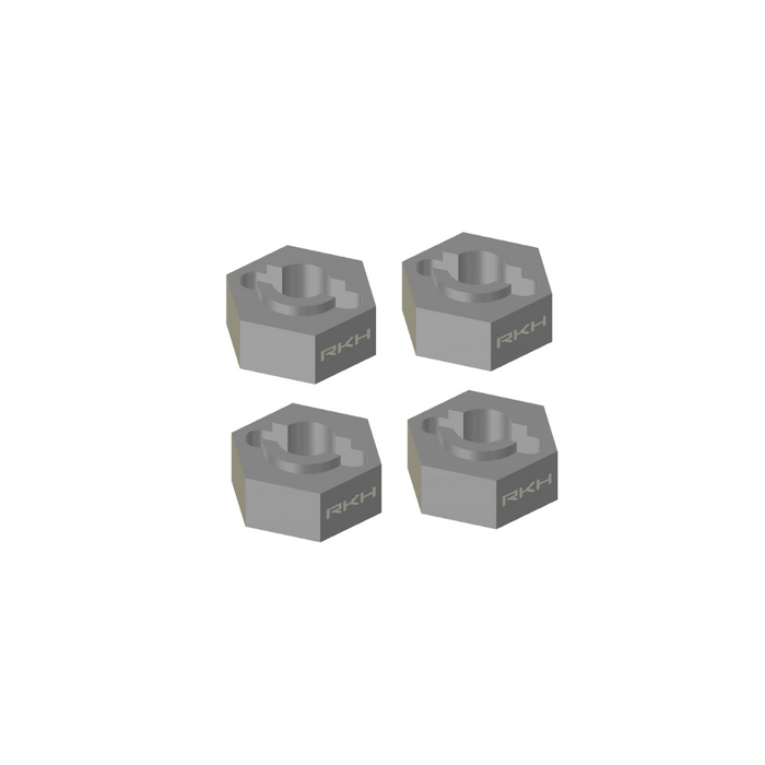RKH Aluminum Wheel Hexes Set for Losi Micro-B, Micro-T