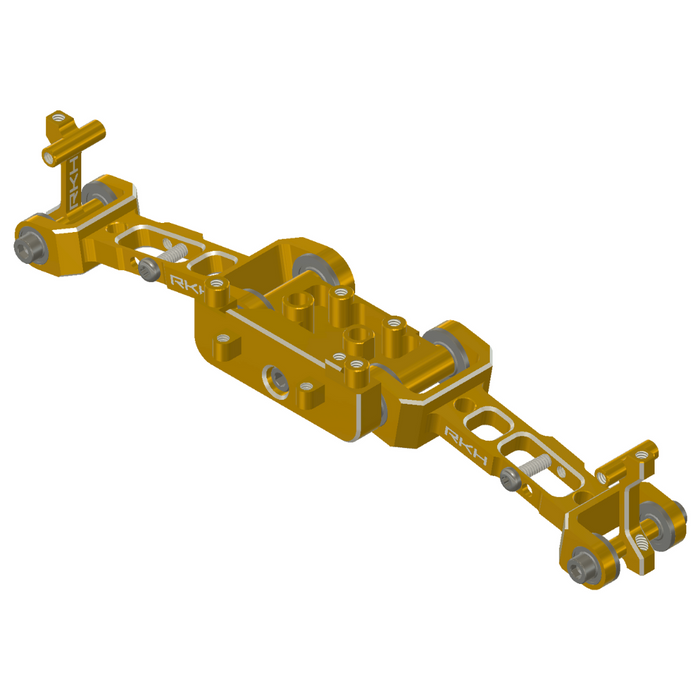 RKH Precision Pro Set – CNC Aluminum Front Suspension Arms & Caster Blocks & Bulkhead for Losi Micro-B, Micro-T