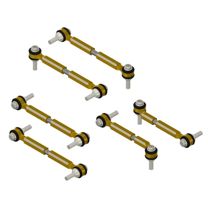 RKH CNC Adjustable Aluminum Links Set for Losi Micro-B, Micro-T
