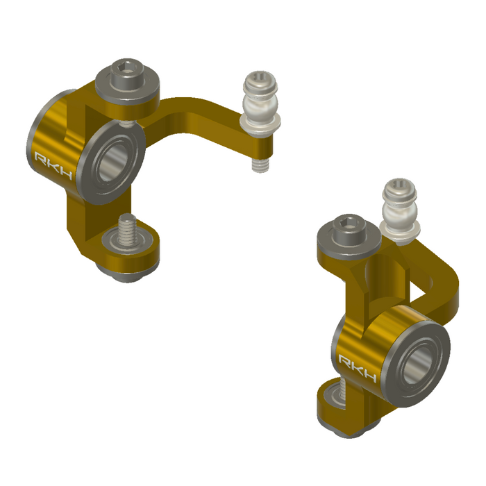 RKH Precision Pro Set – CNC Aluminum Front Spindles for Losi Micro-B, Micro-T