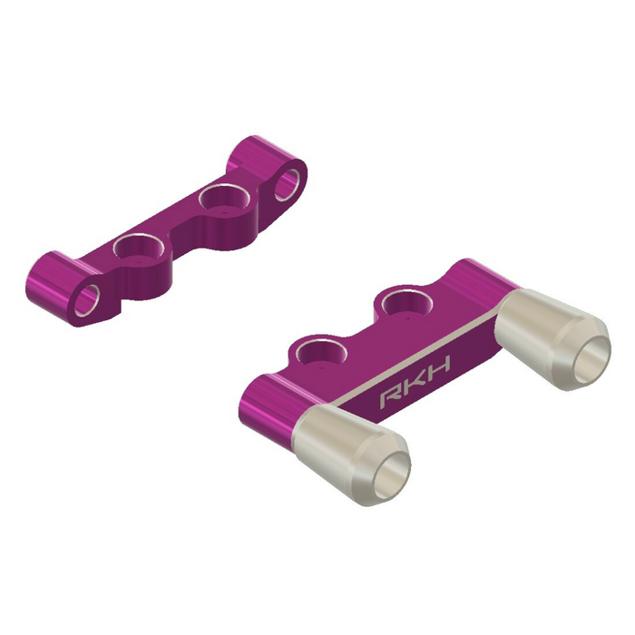 RKH CNC Aluminum Rear Arm Mount w/Exhaust Pipe for Losi Micro-B, Micro-T