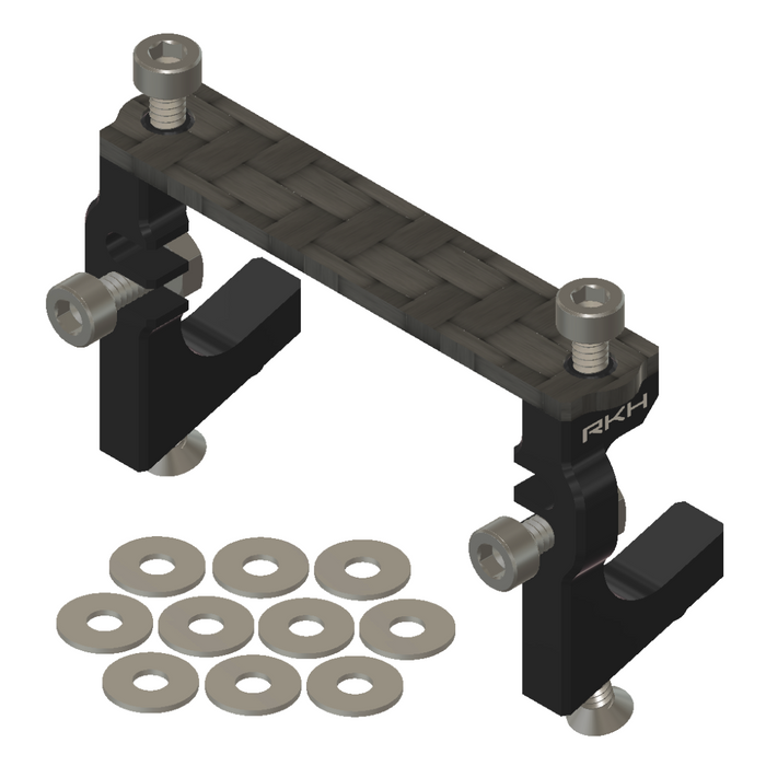 RKH Precision Pro Set – Universal CNC Aluminum & Carbon Fiber Servo Mount for Losi Micro-B, Micro-T
