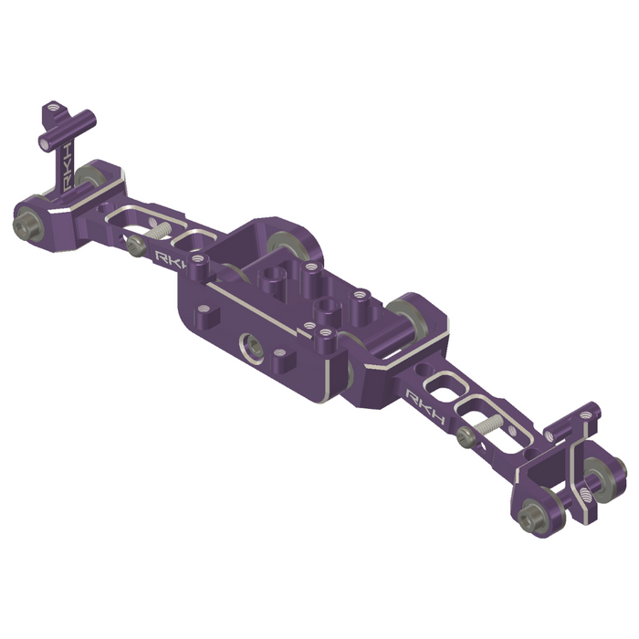 RKH Precision Pro Set – CNC Aluminum Front Suspension Arms & Caster Blocks & Bulkhead for Losi Micro-B, Micro-T