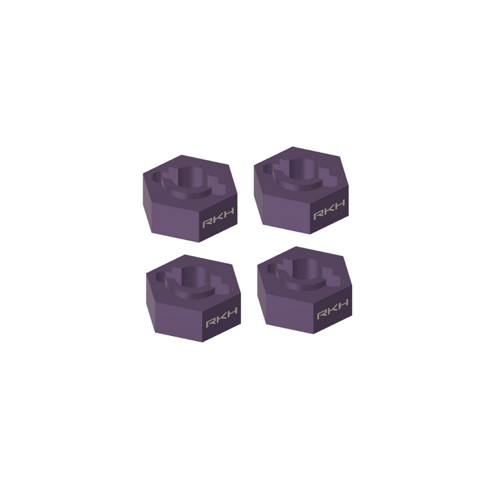 RKH Aluminum Wheel Hexes Set for Losi Micro-B, Micro-T