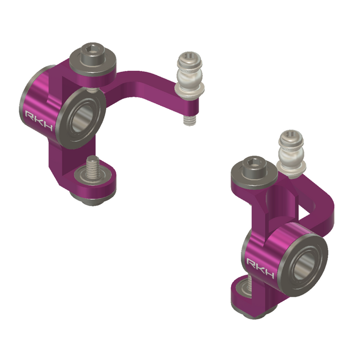 RKH Precision Pro Set – CNC Aluminum Front Spindles for Losi Micro-B, Micro-T