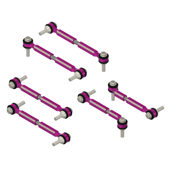 RKH CNC Adjustable Aluminum Links Set for Losi Micro-B, Micro-T