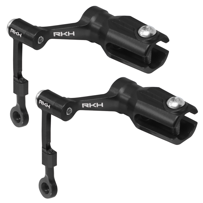 RKH Precision CNC Aluminum Main Blade Grip w/Linkage Set - Blade inFusion 120