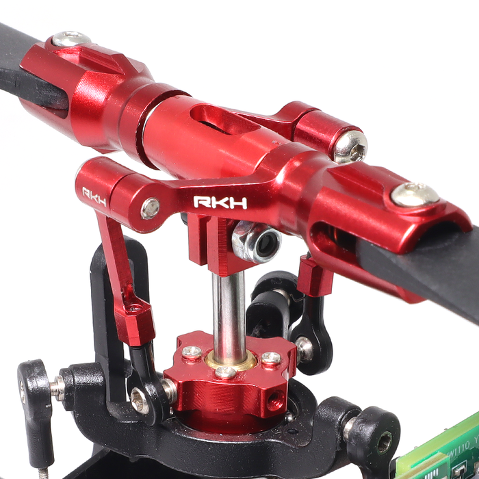 RKH Precision CNC Aluminum Main Blade Grip w/Linkage Set - Blade inFusion 120
