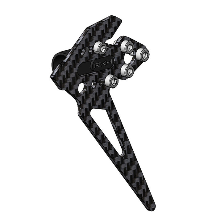 RKH Precision CNC 3K Carbon Fiber w/Aluminum Adjustable Tail Motor Mount Set - Blade inFusion 120