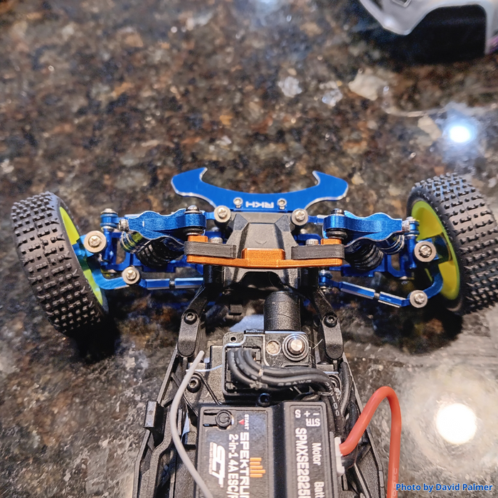 RKH CNC Aluminum Front-C (Option for RKH Bulkhead) for Losi Micro-B, Micro-T