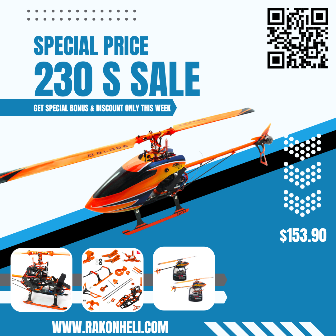 Rakonheli Special Orange Advanced Upgrade Kit for the Blade 230 S/V2