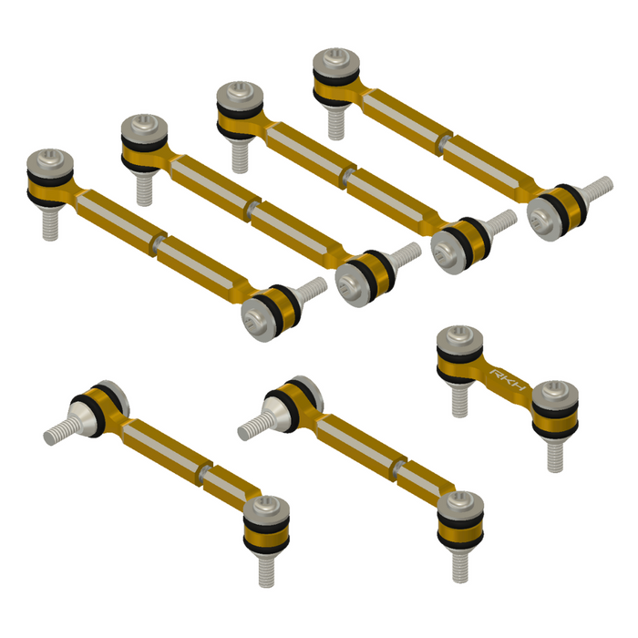 RKH Adjustable Aluminum Links Set for Losi Micro-B, Micro-T