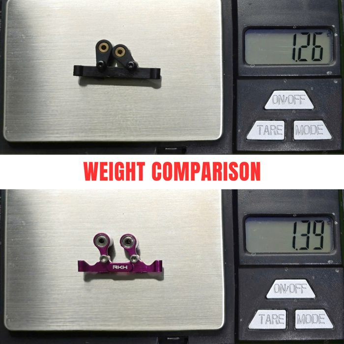 RKH CNC Aluminum Drag Link w/Servo Arm Set for Losi Micro-B, Micro-T