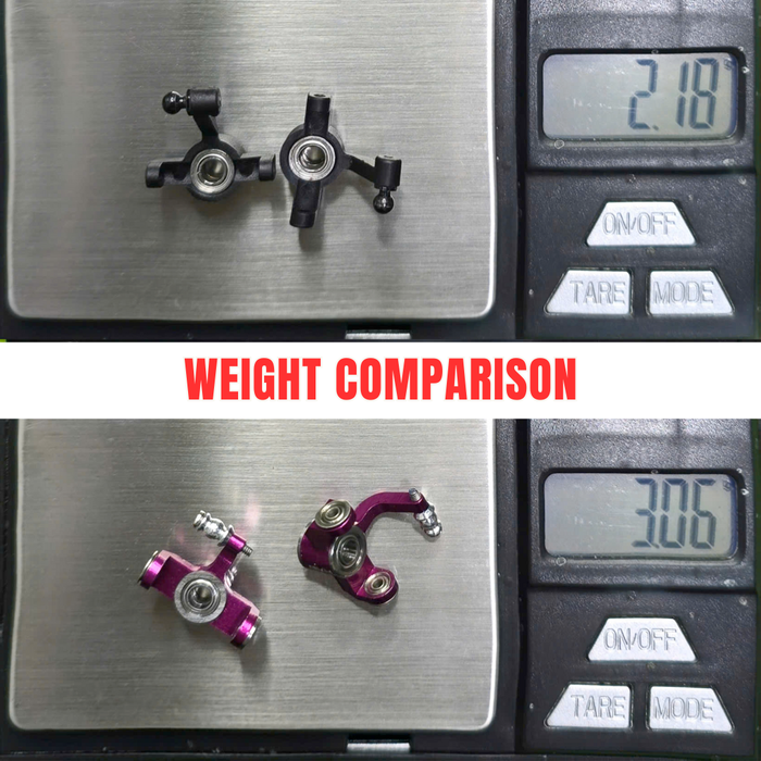 RKH Precision Pro Set – CNC Aluminum Front Spindles for Losi Micro-B, Micro-T