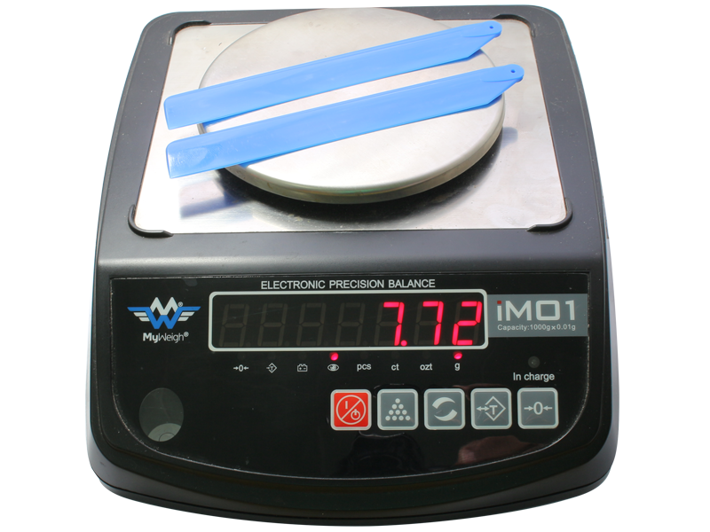 RKH 133mm (Hole 2.0mm) Plastic Main Blade - Blade inFusion 120