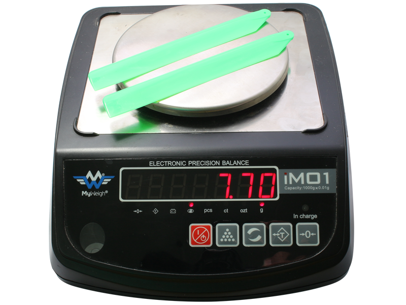 RKH 133mm (Hole 2.0mm) Plastic Main Blade - Blade inFusion 120