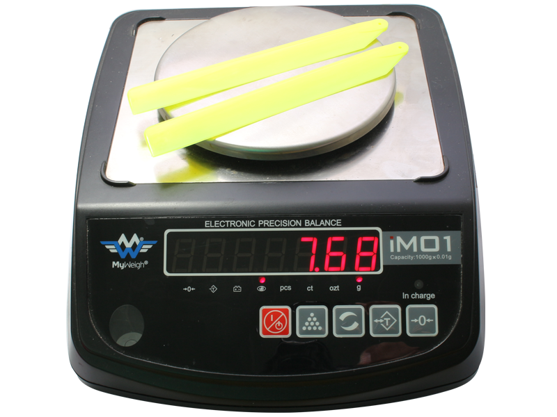 RKH 133mm (Hole 2.0mm) Plastic Main Blade - Blade inFusion 120