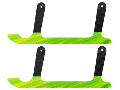 CNC CF Landing Skid Style 02 - Trex 150 DFC
