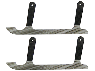 CNC CF Landing Skid Style 02 - Trex 150 DFC