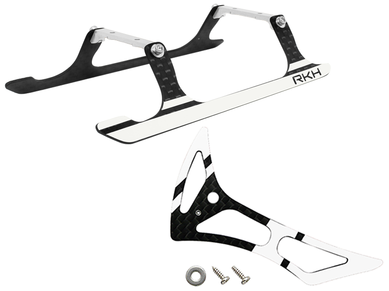 Rakonheli CNC Landing Gear and Tail Fin Combo - Blade 180 CFX, Trio 180 CFX