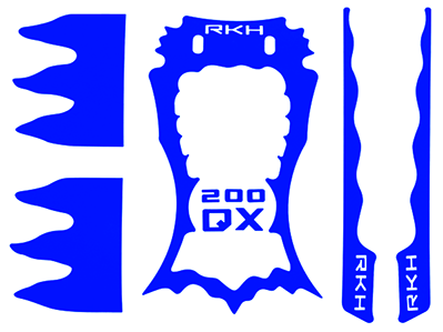 Sticker Skin for CNC Advanced Upgrade Kit - Blade 200 QX