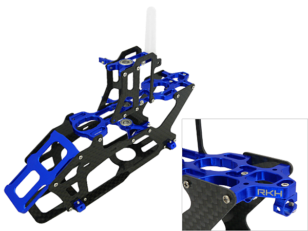 Rakonheli CNC AL and CF Main Frame Set - Blade 200SRX