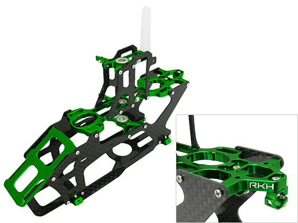 Rakonheli CNC AL and CF Main Frame Set - Blade 200SRX