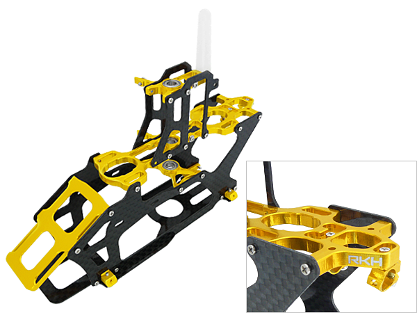 Rakonheli CNC AL and CF Main Frame Set - Blade 200SRX