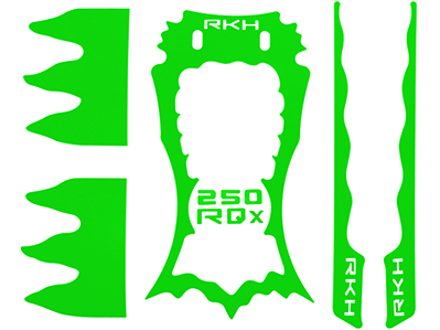 Sticker Skin for RKH 250 Quad-X CNC Kit