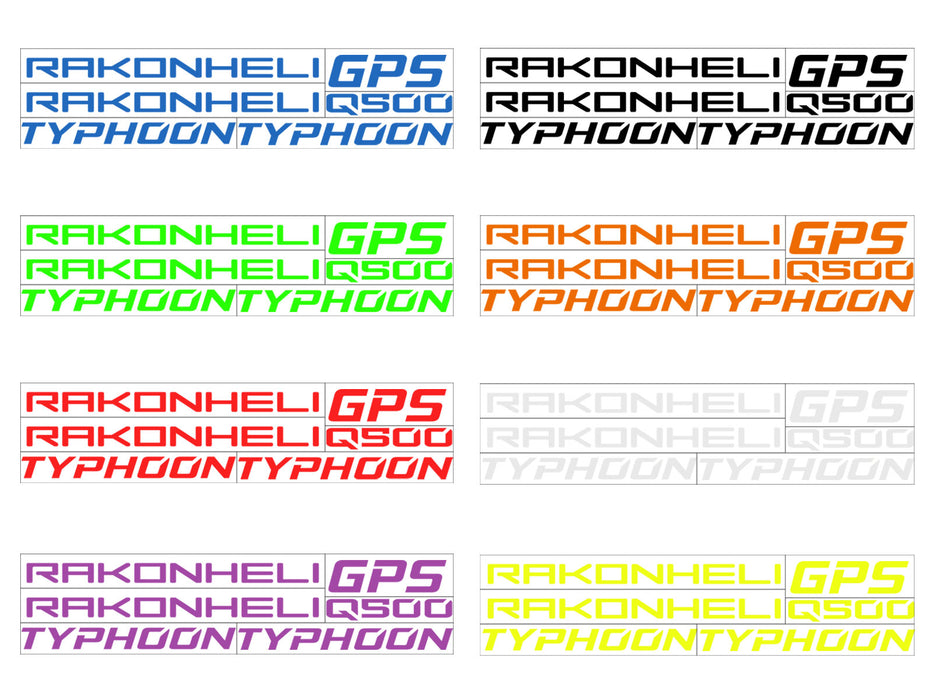 Stickers Skin for Rakonheli CNC Advanced Upgrade Kit (8 Colors)