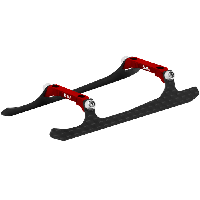 L-MA Precision Aluminum Carbon Fiber Landing Skid Set for Align T-Rex T15