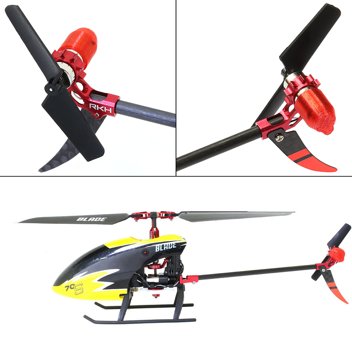 Blade 70 S - Rakonheli CNC Aluminum Carbon Tail Set