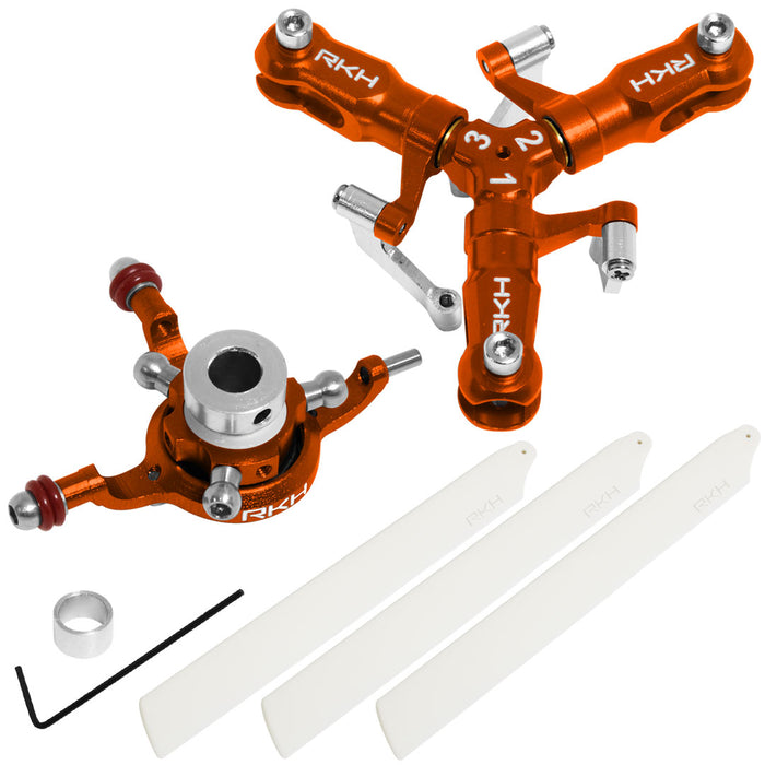 BLADE 120 S2 - Rakonheli CNC Aluminum 3-Blade Head System Combo