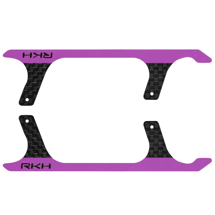 Rakonheli CNC Carbon Fiber w/Decal Landing Skid Set