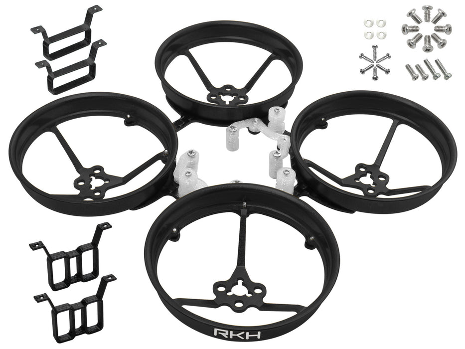 Rakonheli 1S, 2S AL Carbon 76mm Brushless Whoop Kit (for 0603, 0703, 1103 Motor)