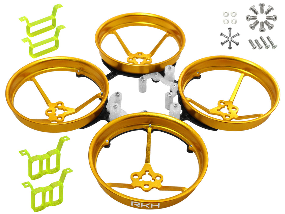 Rakonheli 1S, 2S AL Carbon 76mm Brushless Whoop Kit (for 0603, 0703, 1103 Motor)